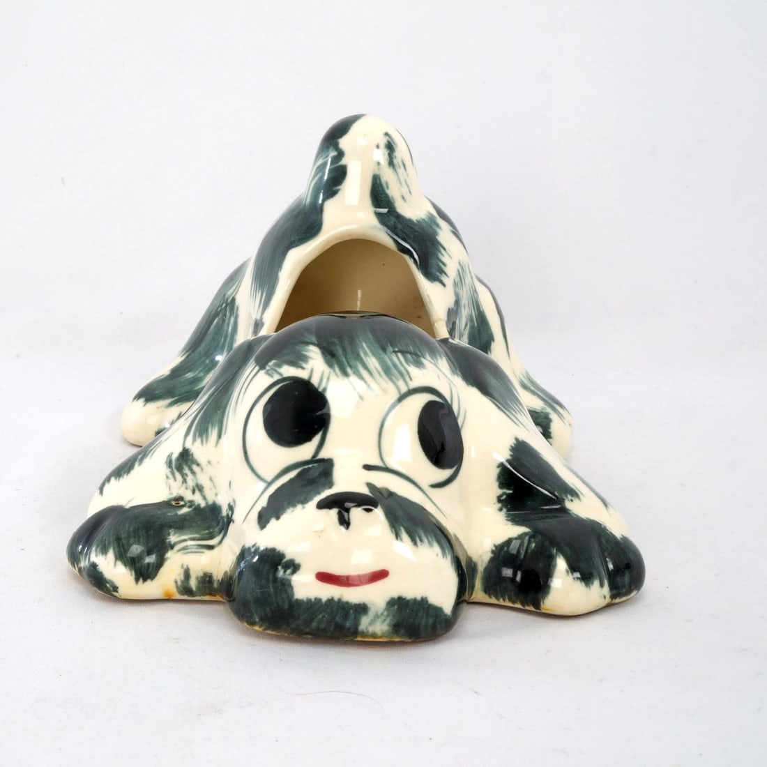 Vintage Ceramic Puppy Planter N.S. Co. 1950's - 3