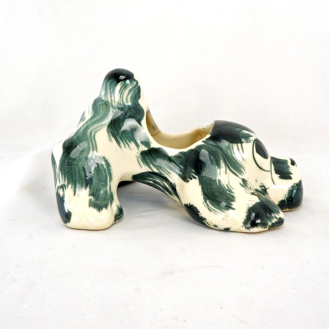 Vintage Ceramic Puppy Planter N.S. Co. 1950's - 4