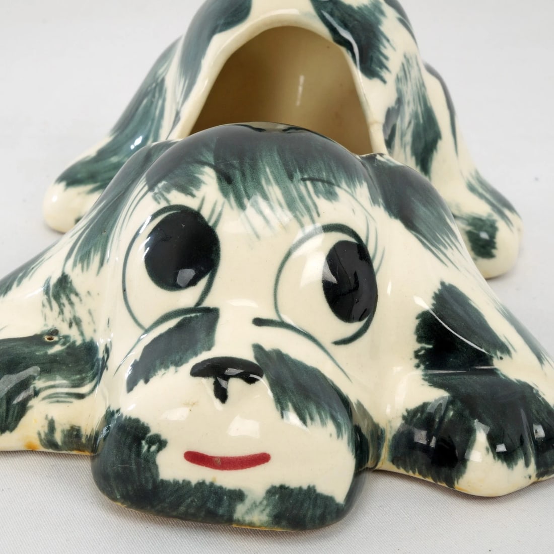 Vintage Ceramic Puppy Planter N.S. Co. 1950's - 7