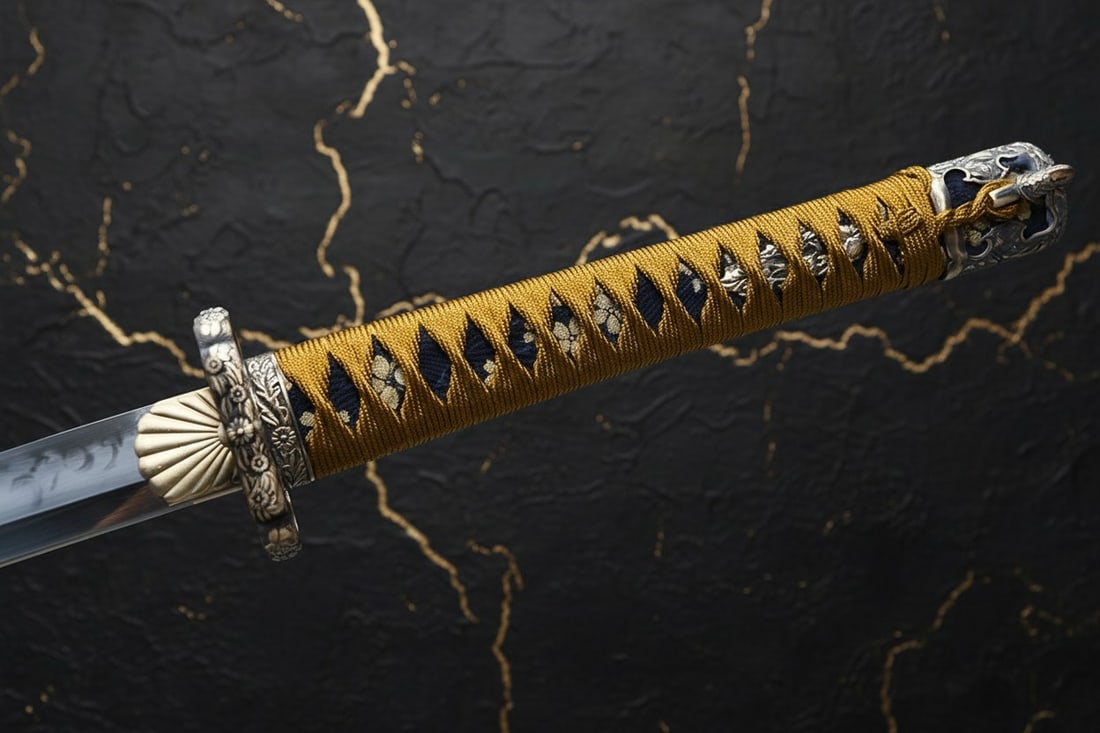 Hand-Forged Japanese Tachi Sword T10 Clay Tempered Steel Full Tang Katana - 2