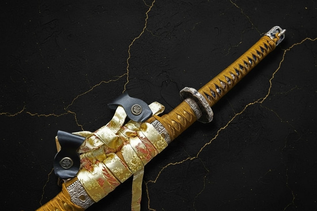 Hand-Forged Japanese Tachi Sword T10 Clay Tempered Steel Full Tang Katana - 3