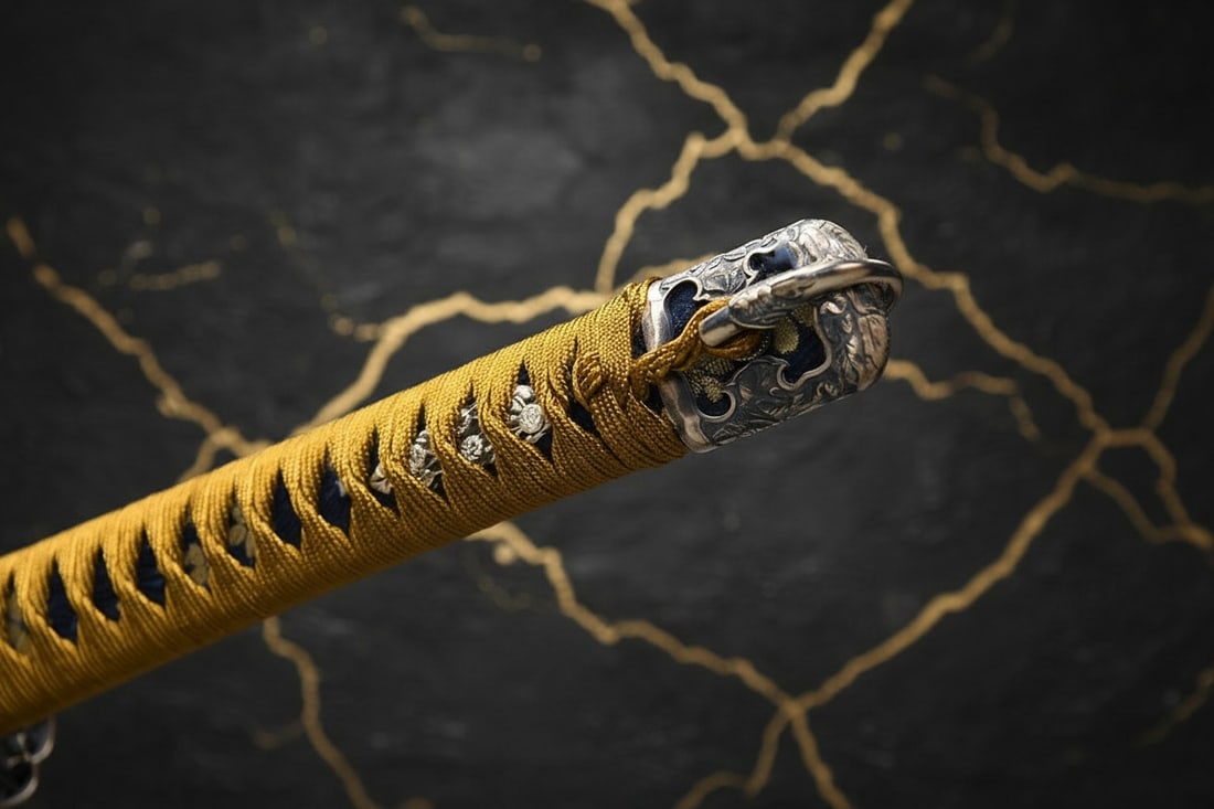 Hand-Forged Japanese Tachi Sword T10 Clay Tempered Steel Full Tang Katana - 5