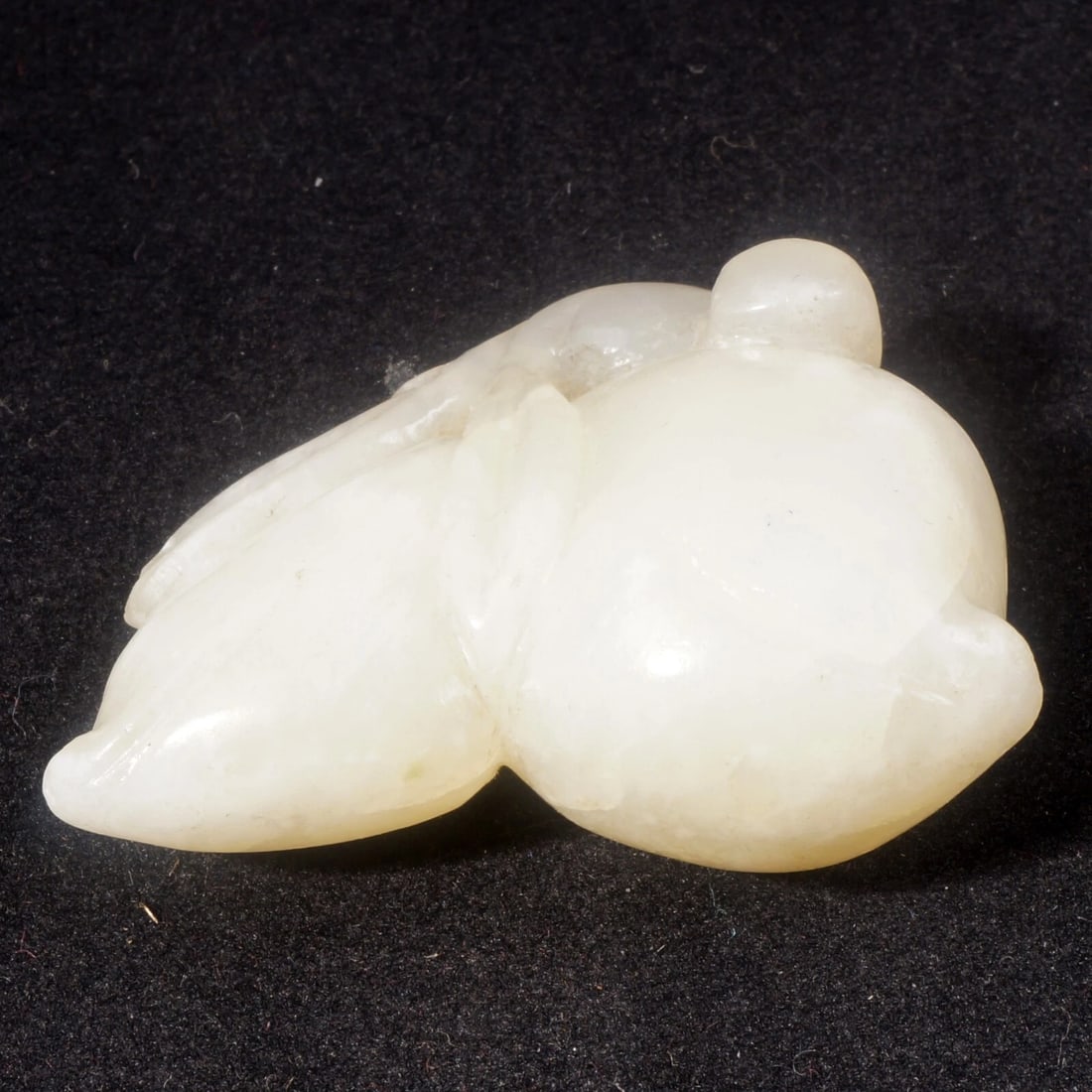 Chinese Qing/Republic Jade Toggle 2 Peaches - 3