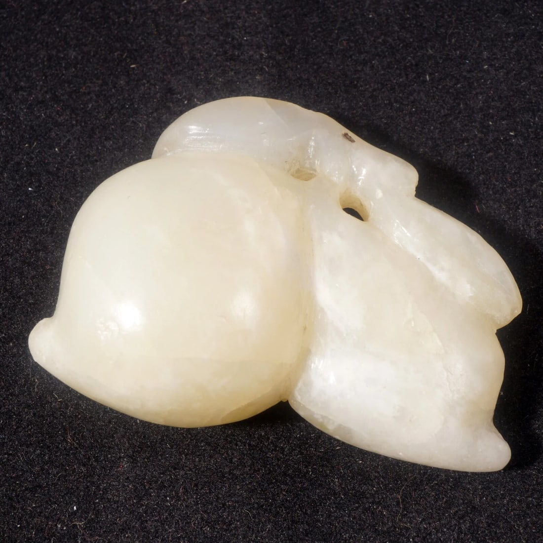 Chinese Qing/Republic Jade Toggle 2 Peaches - 5