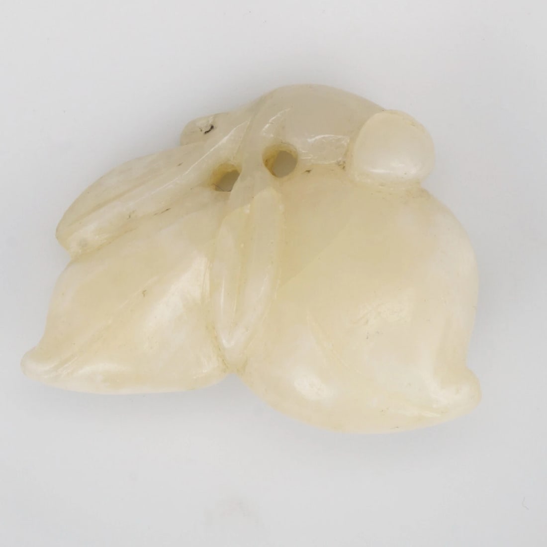 Chinese Qing/Republic Jade Toggle 2 Peaches - 6