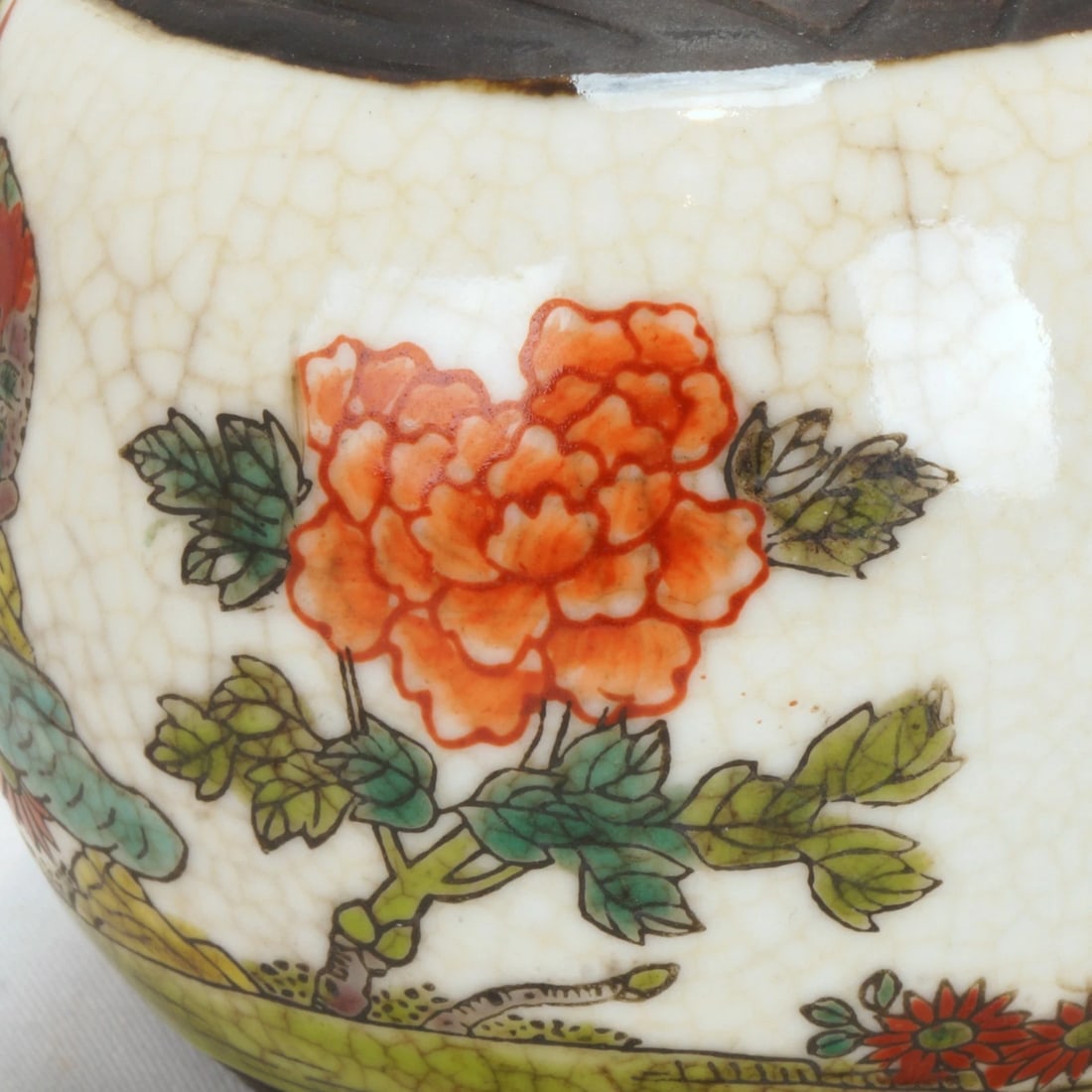 Early 20th C Small Pair Chinese Ginger Jars - 9