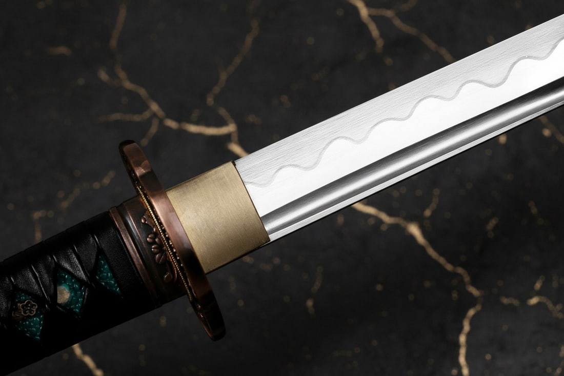 40" Hand-Forged 1095 Carbon Steel Katana Razor Sharp Samurai Sword Full Tang - 5