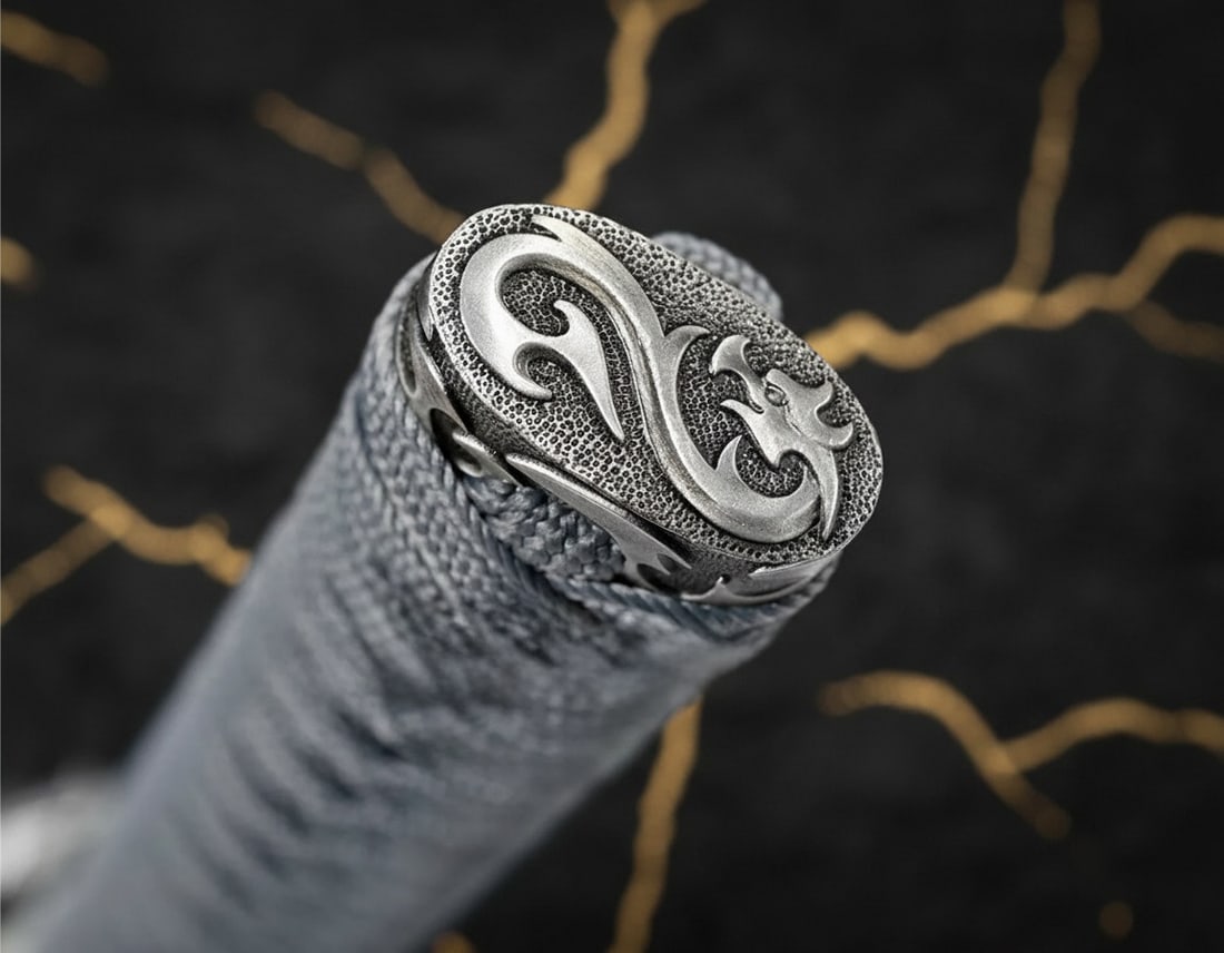 Hand Forged Japanese Katana, High Carbon Steel Sharp Blade, Full Tang Sword - 2