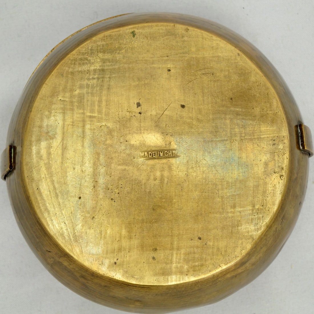 1930s Chinese Brass Handwarmer Brazier - 9