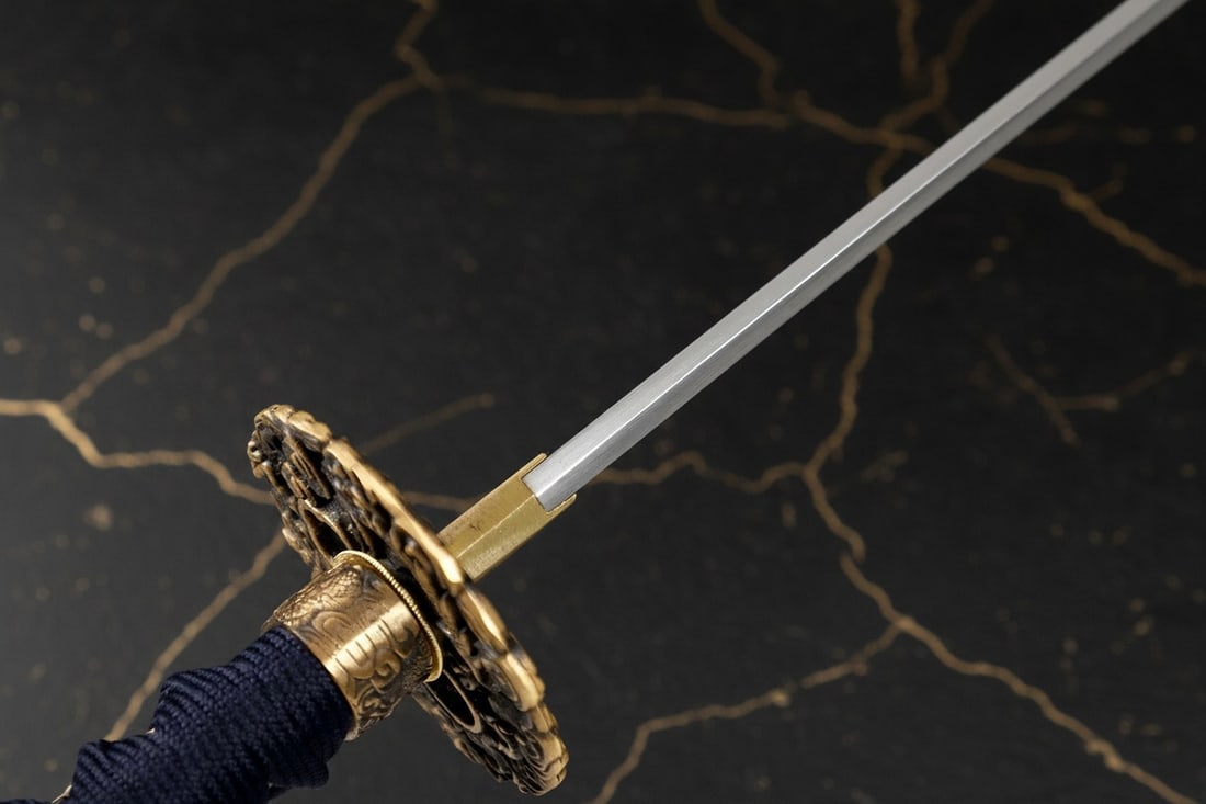 Hand-Forged L6 Steel Katana Razor Sharp Clay Tempered Samurai Sword Suguha - 11
