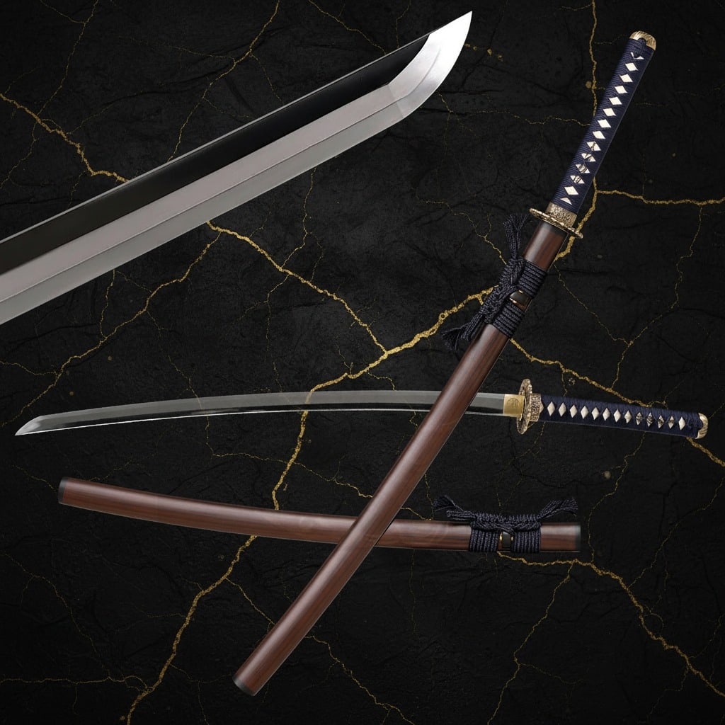 Hand-Forged L6 Steel Katana Razor Sharp Clay Tempered Samurai Sword Suguha (1 of 14)
