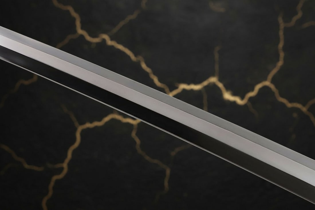 Hand-Forged L6 Steel Katana Razor Sharp Clay Tempered Samurai Sword Suguha - 2