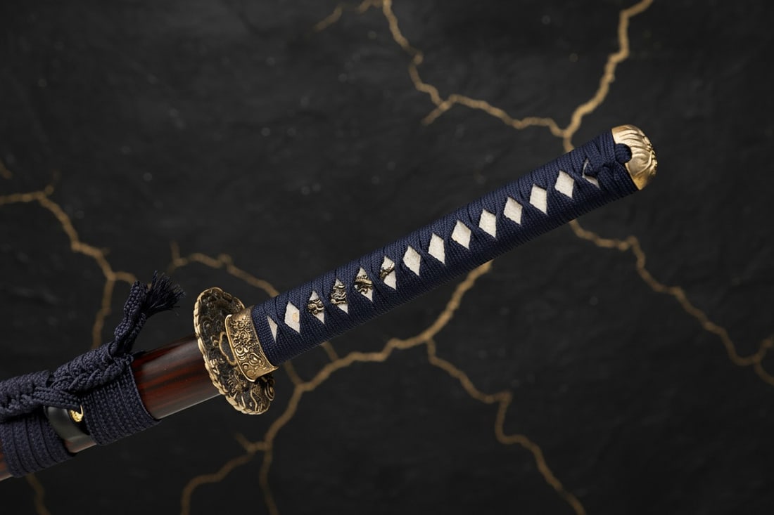 Hand-Forged L6 Steel Katana Razor Sharp Clay Tempered Samurai Sword Suguha - 4