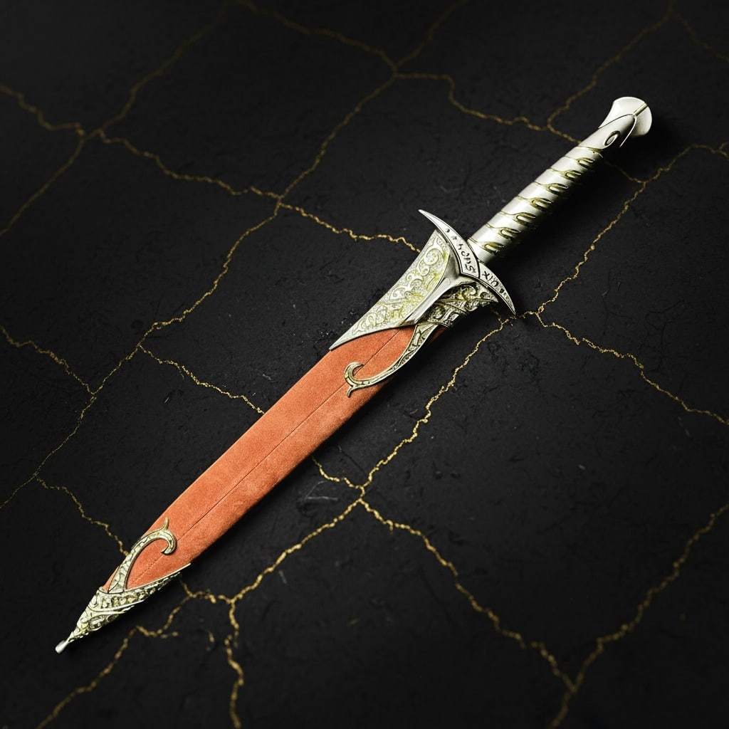 Fantasy Elven Hobbit Blade Steel Prop Cosplay Weapon - 2