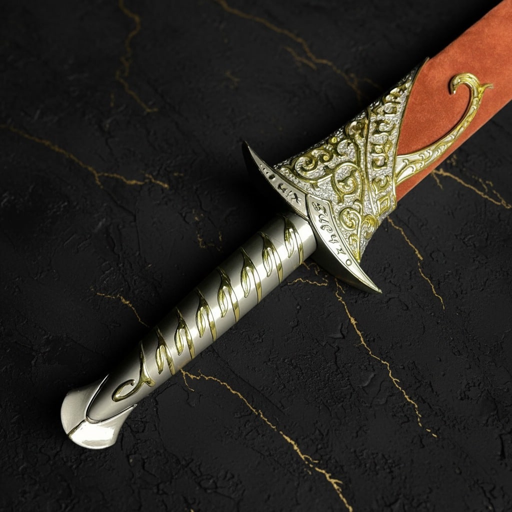 Fantasy Elven Hobbit Blade Steel Prop Cosplay Weapon - 6