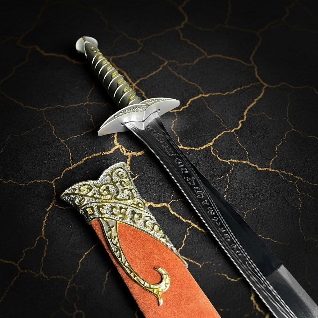 Fantasy Elven Hobbit Blade Steel Prop Cosplay Weapon - 8