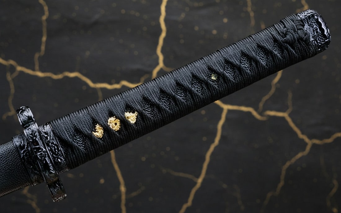 Hand-Forged Damascus Steel Katana Sharp Full Tang Japanese Samurai Sword - 3