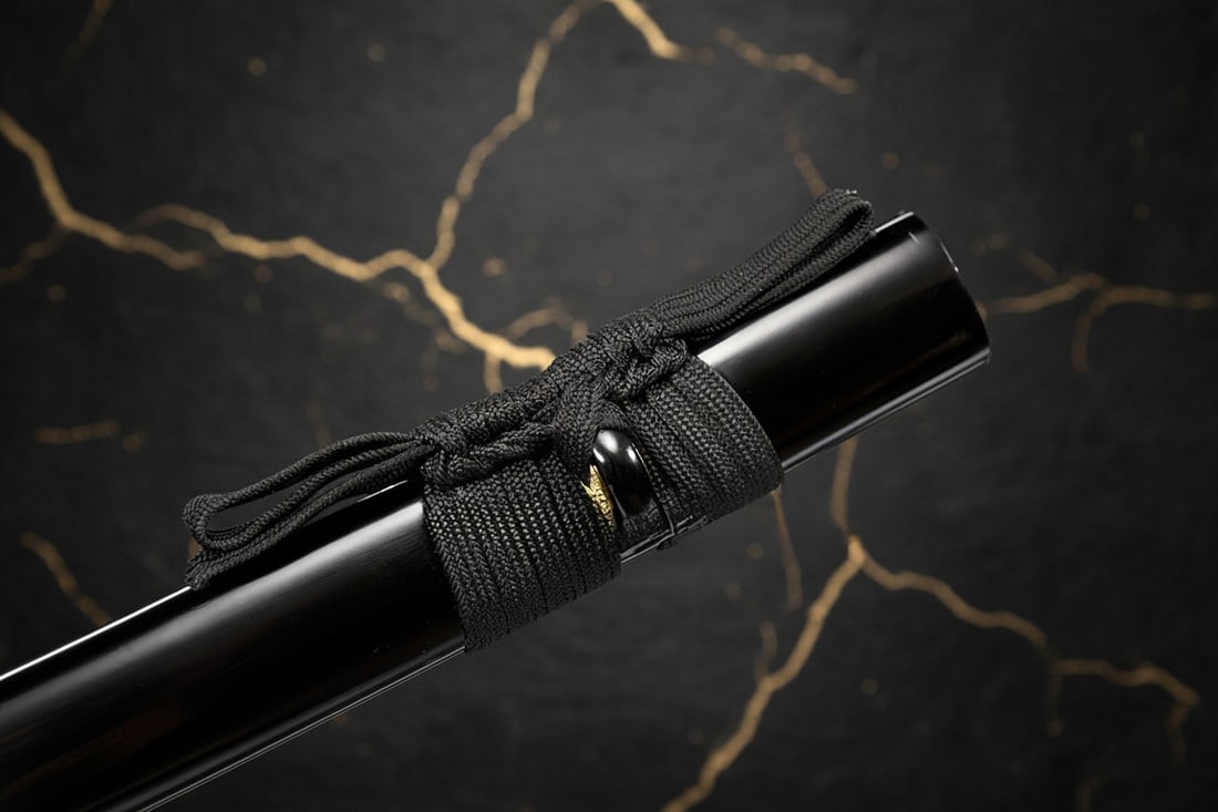 Hand-Forged 1060 Carbon Steel Japanese Katana Sharp Full Tang Dragon Blade - 13