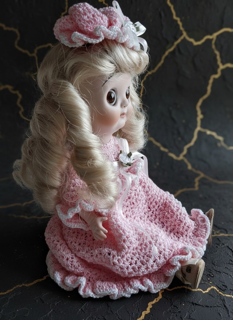 Antique German Bisque Googly Doll Figurine Google Eye Porcelain Character - 5