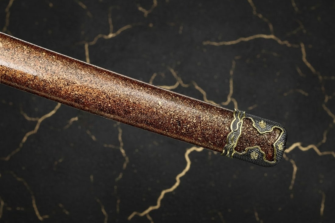 Hand-Forged High Carbon Spring Steel Tachi Katana Sharp Full Tang Sword - 5