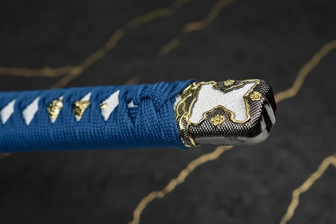 Hand-Forged High Carbon Spring Steel Tachi Katana Sharp Full Tang Sword - 6