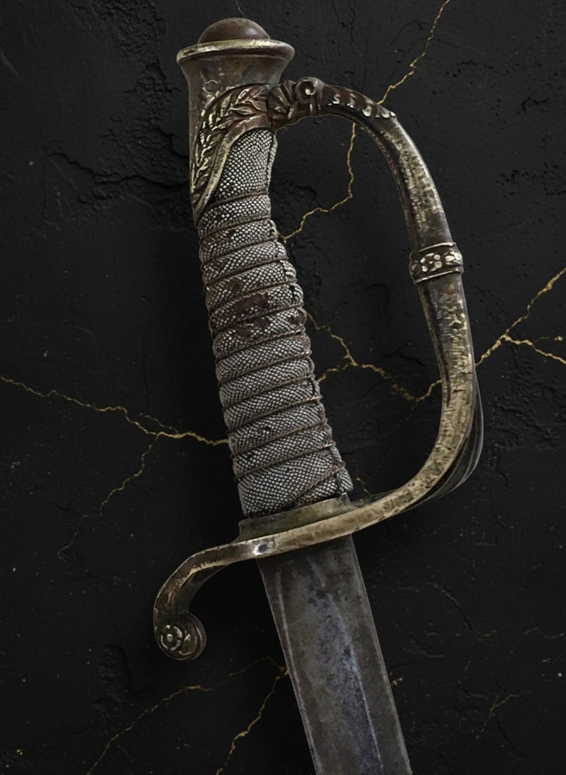 Original 19th Century French Empire Era Officer Sword Antique Weaponry - 2