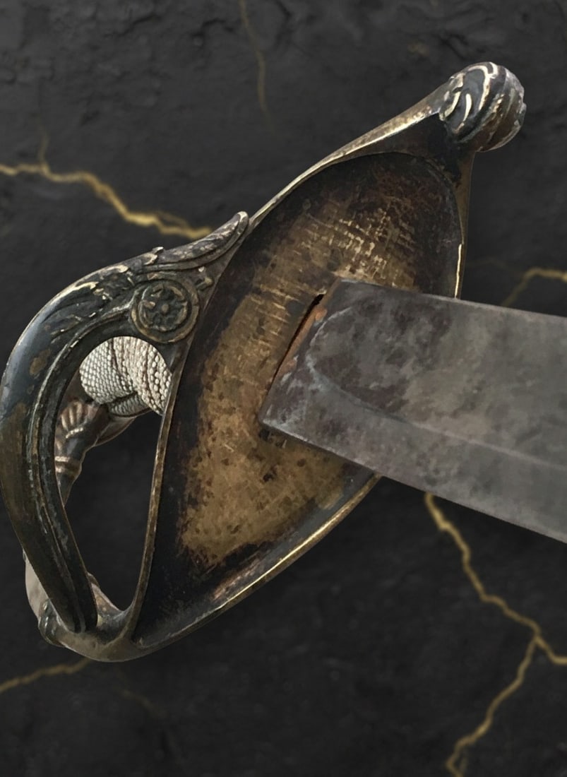 Original 19th Century French Empire Era Officer Sword Antique Weaponry - 3