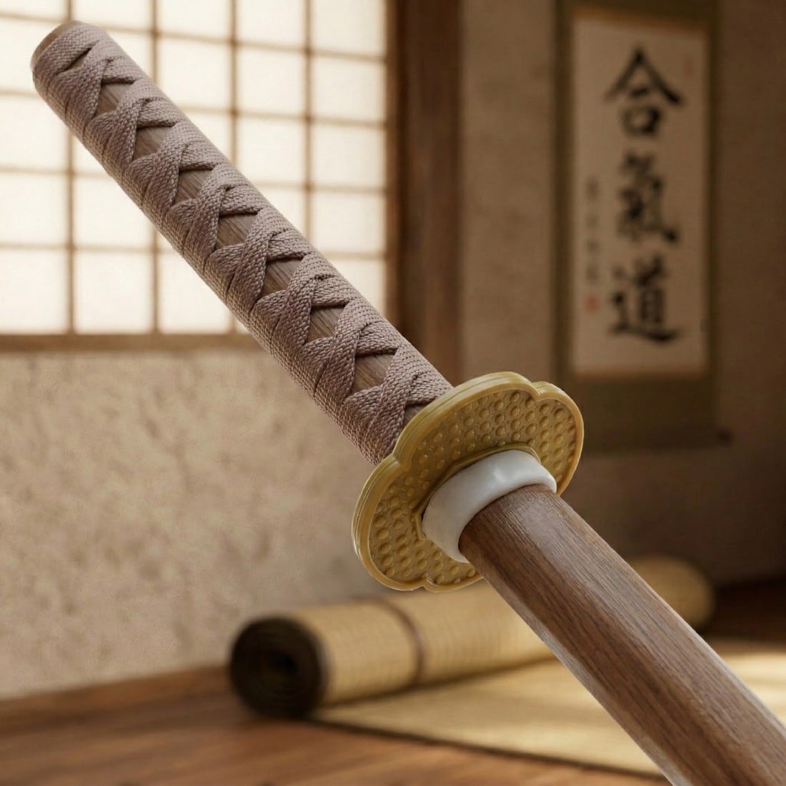 40" Handcrafted Martial Arts Training Sword Wooden Bokken Practice Weapon - 3