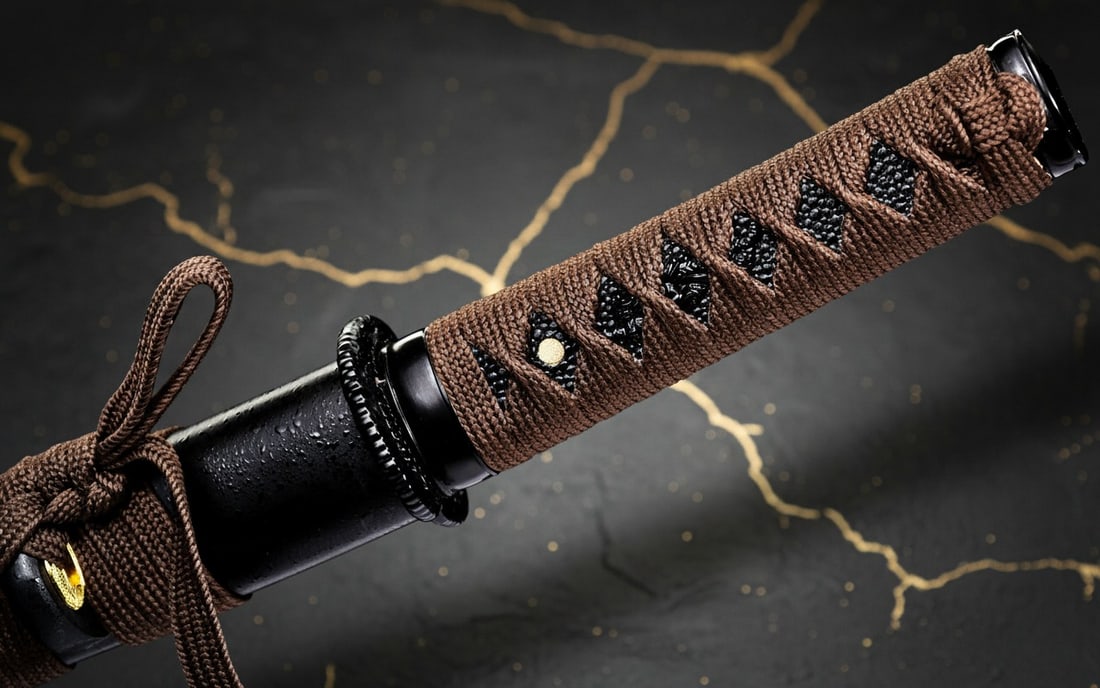 20" Hand Forged T10 Steel Tanto Sharp Japanese Samurai Mini Short Sword - 5