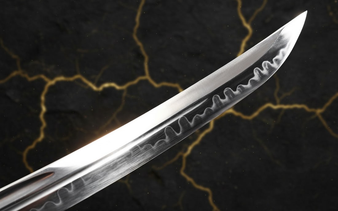 20" Hand Forged T10 Steel Tanto Sharp Japanese Samurai Mini Short Sword - 7
