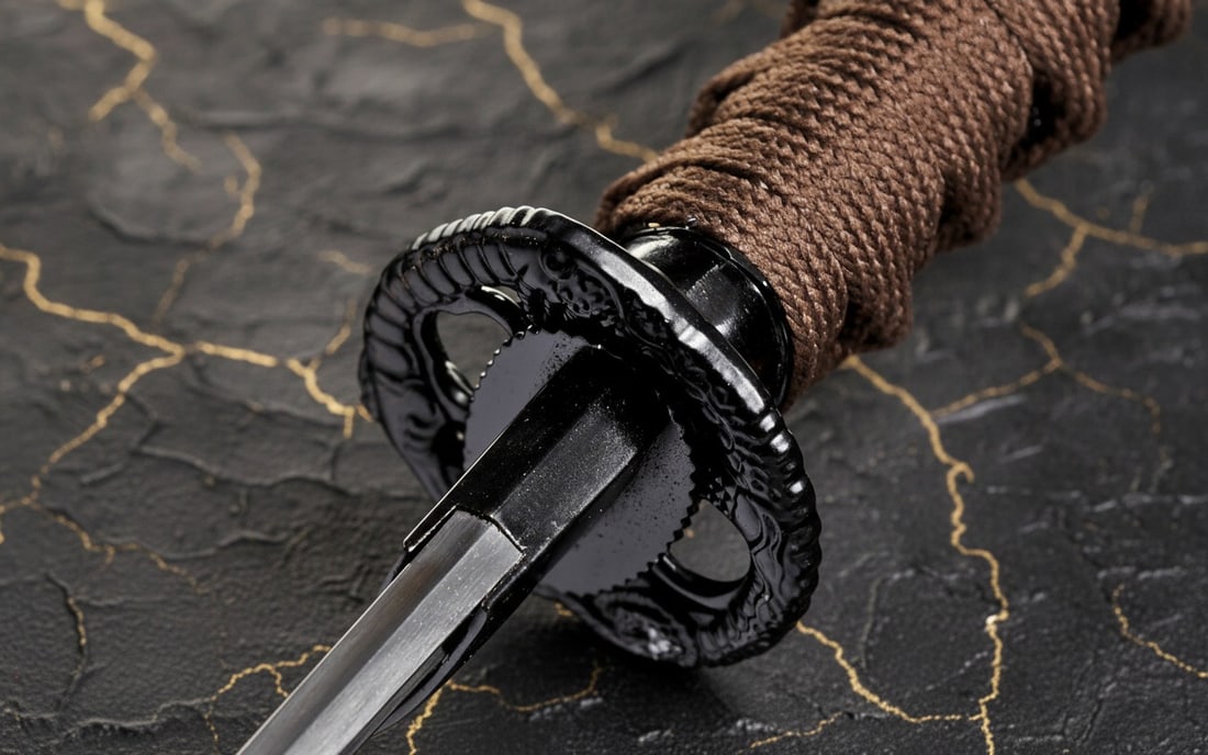 20" Hand Forged T10 Steel Tanto Sharp Japanese Samurai Mini Short Sword - 9