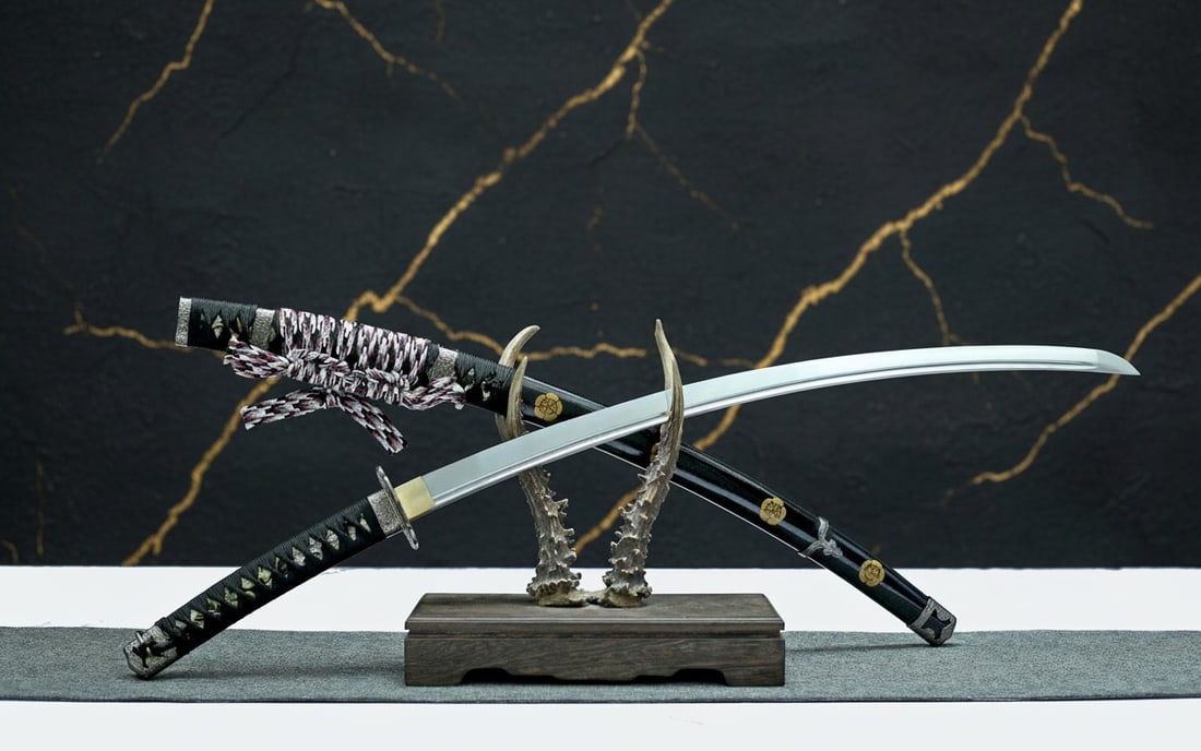 Sharp T10 Steel Tachi Samurai Sword Battle Ready Large Curve Japanese Blade - 7