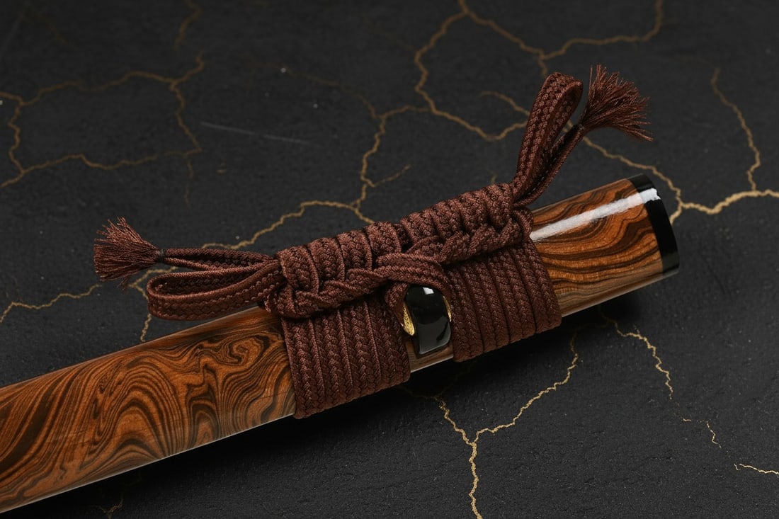 Hand-Forged T10 Steel Clay Tempered Katana Full Tang Razor Sharp Real Hamon - 6