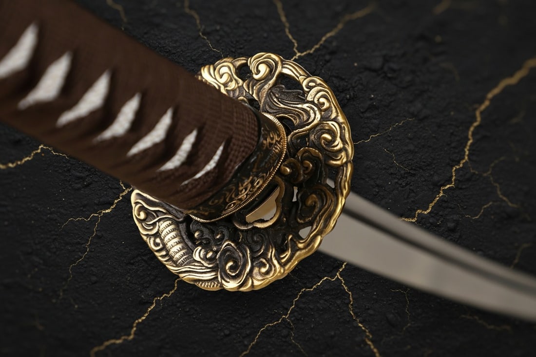 Hand-Forged T10 Steel Clay Tempered Katana Full Tang Razor Sharp Real Hamon - 7