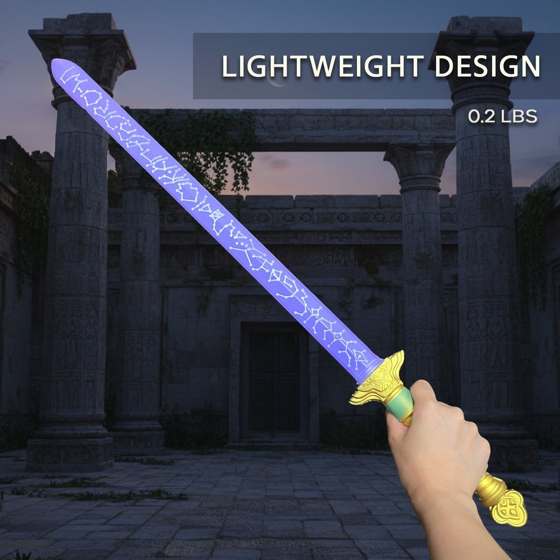 Purple Foam Blade Weapon Accessory for K-Pop Demon Hunter Cosplay Prop - 3
