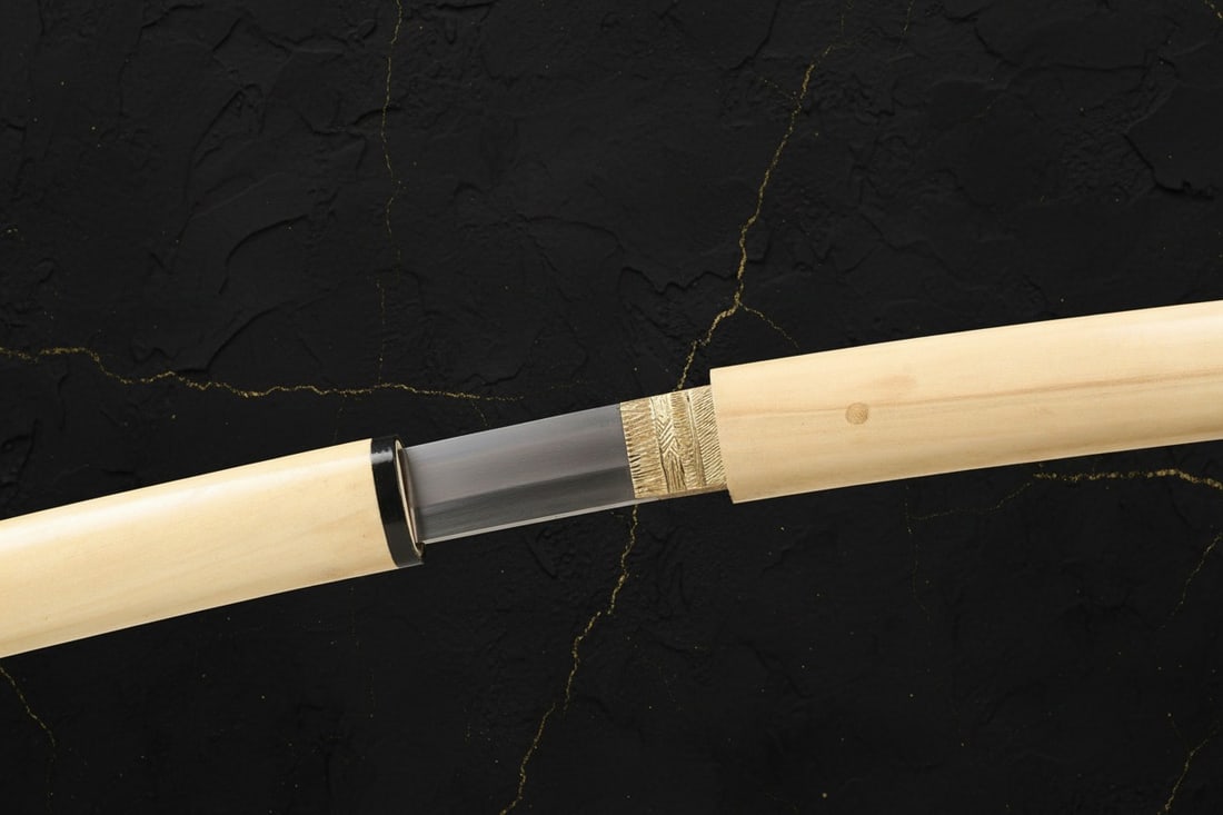 40" Hand-Forged Full Tang Shirasaya Samurai Katana Sharp Steel Blade - 3