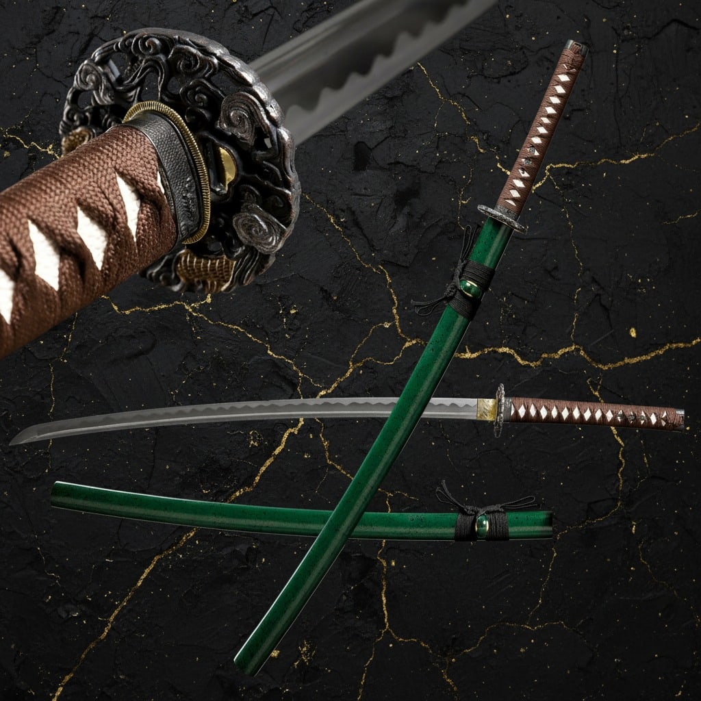 Hand-Forged 1095 High Carbon Steel Full Tang Samurai Katana Battle Ready: Title:Hand-Forged 1095 High Carbon Steel Full Tang Samurai Katana Battle Ready Description:This fully functional, battle-ready katana is expertly crafted for performance, making it an ideal choice for