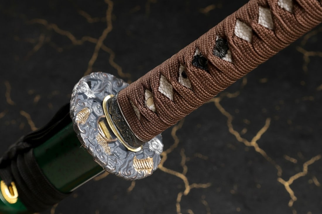 Hand-Forged 1095 High Carbon Steel Full Tang Samurai Katana Battle Ready - 3