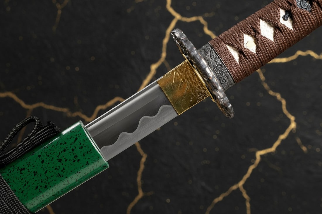 Hand-Forged 1095 High Carbon Steel Full Tang Samurai Katana Battle Ready - 5