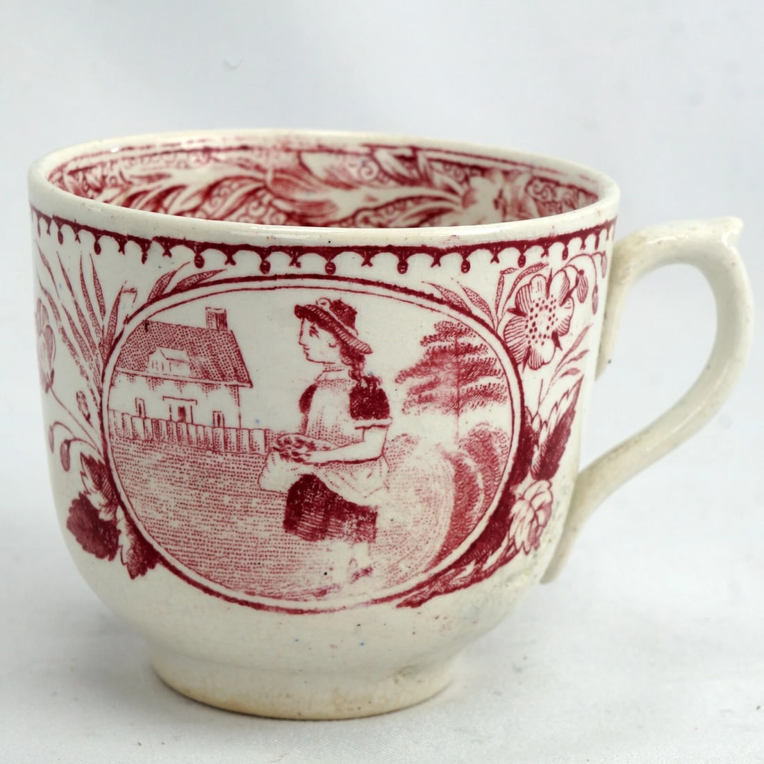 19th C Little Mae Child's Teacup and Saucer - 3