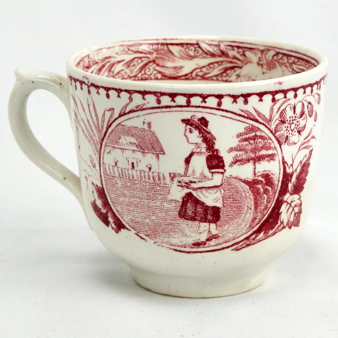 19th C Little Mae Child's Teacup and Saucer - 5