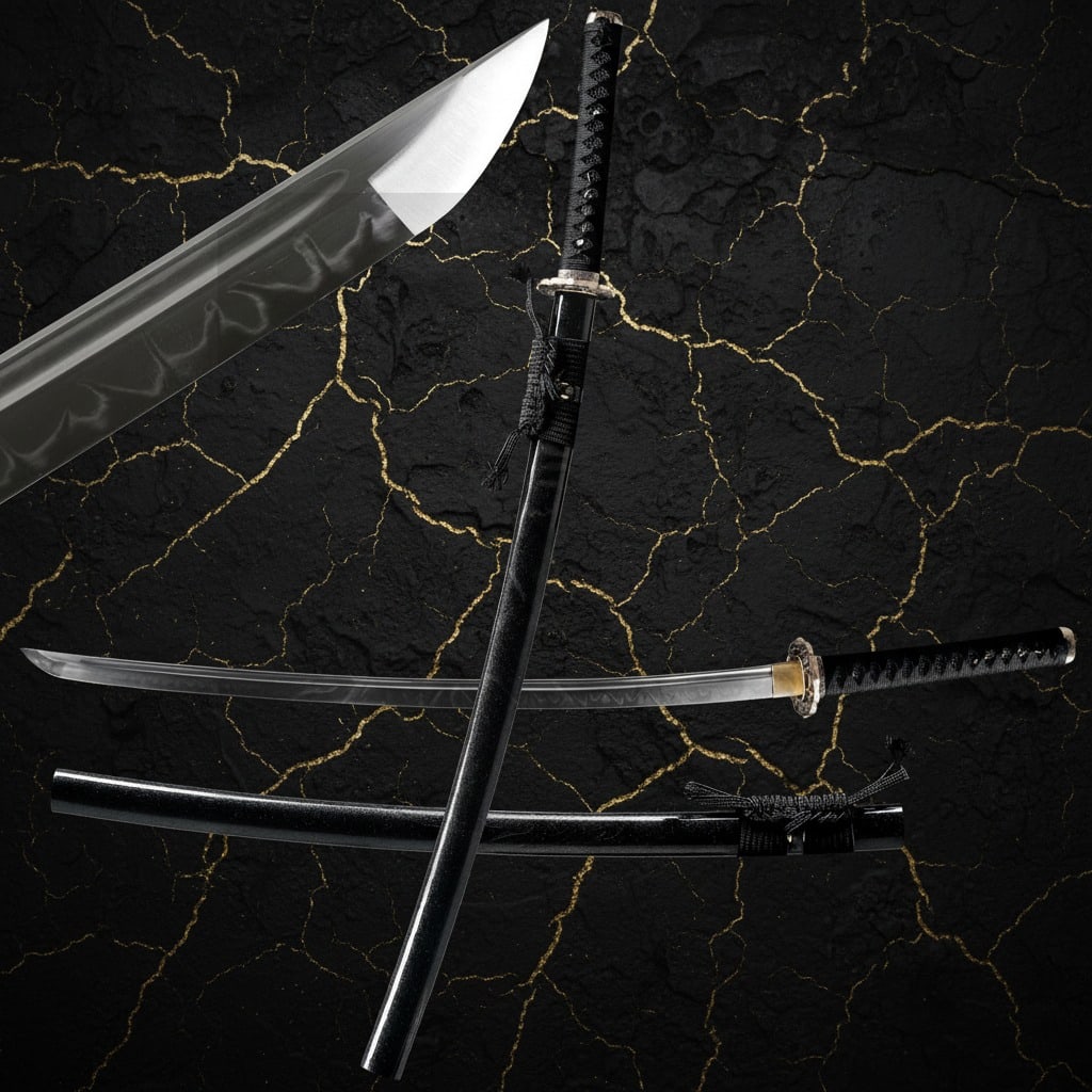 Hand-Forged T10 Steel Katana, Real Clay Tempered Hamon, Razor Sharp Blade: Title:Hand-Forged T10 Steel Katana, Real Clay Tempered Hamon, Razor Sharp Blade Description:This fully functional, battle-ready katana is meticulously crafted by experienced swordsmiths to ensure