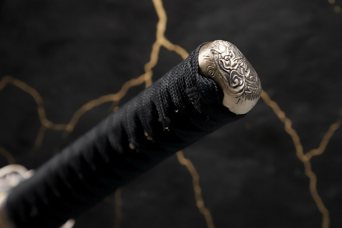 Hand-Forged T10 Steel Katana, Real Clay Tempered Hamon, Razor Sharp Blade - 2