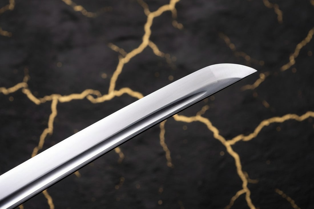 Hand-Forged 1095 Carbon Steel Japanese Tachi Sharp Functional Samurai Blade - 6
