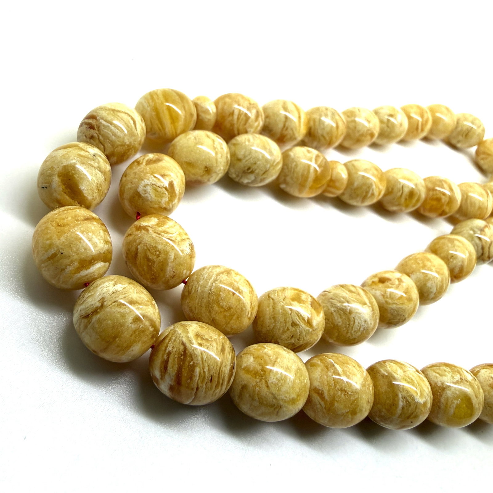 Exquisite Amber Tesbih made from Round Amber beads - 5