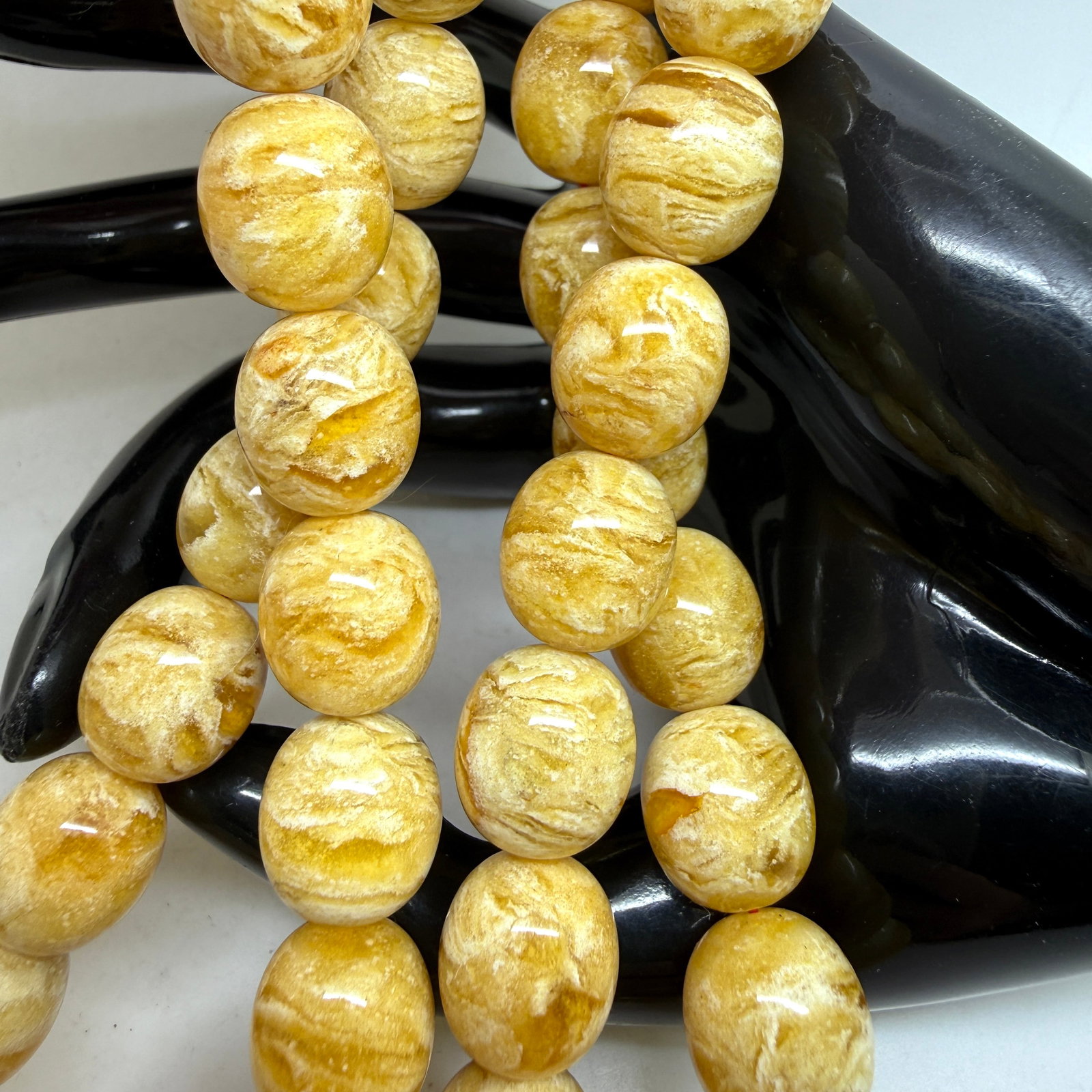 Exquisite Amber Tesbih made from Round Amber beads - 8