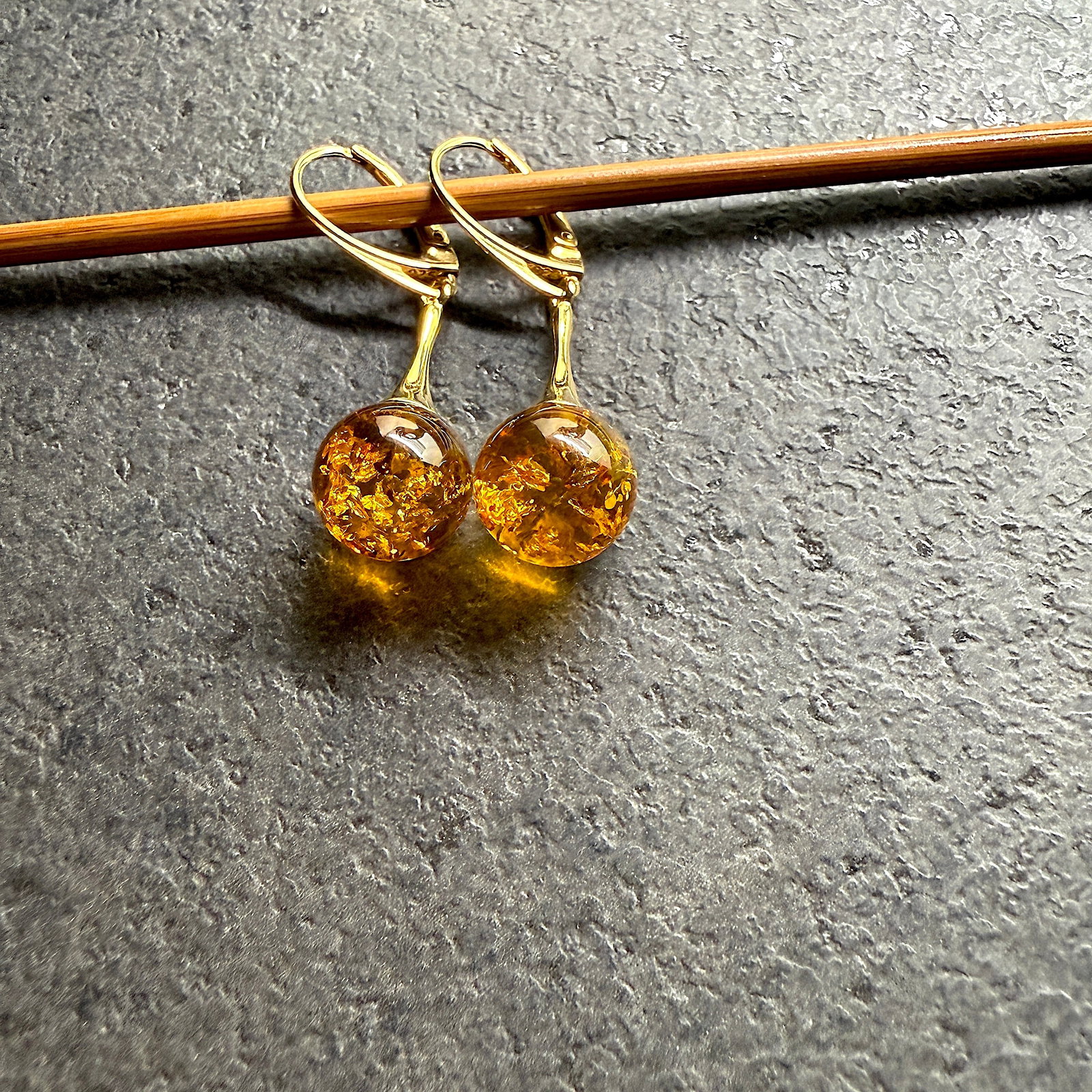 Astonishing Amber Earrings - 3