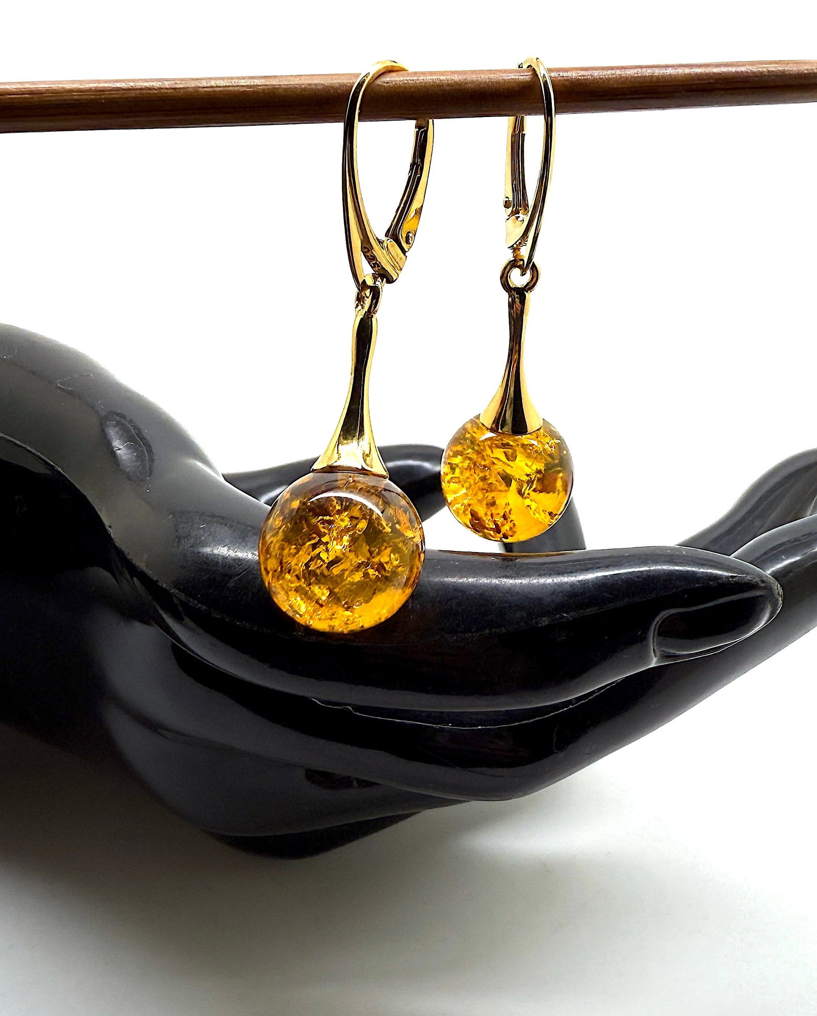 Astonishing Amber Earrings - 5