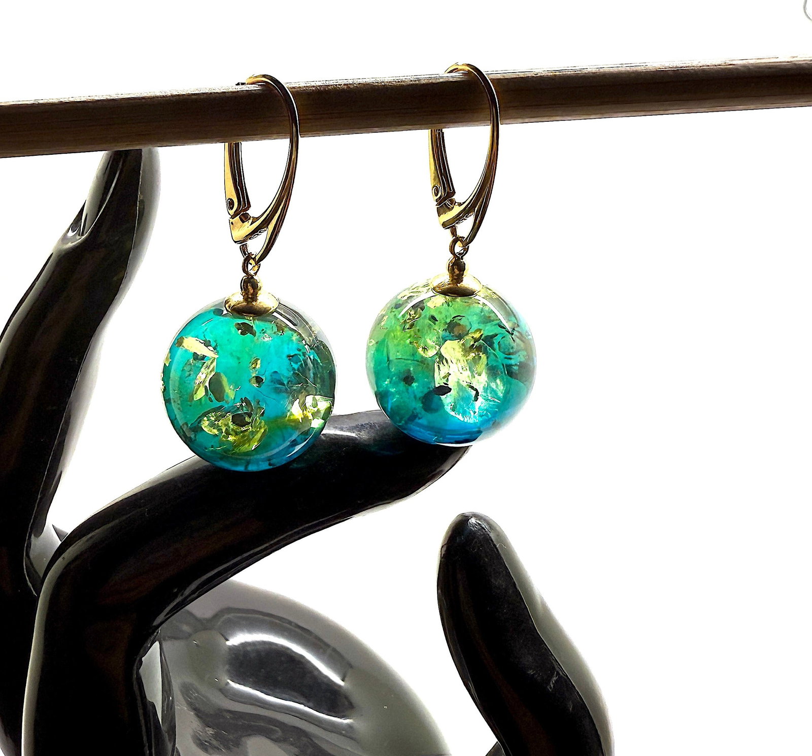 Splendid Amber Earrings - 4