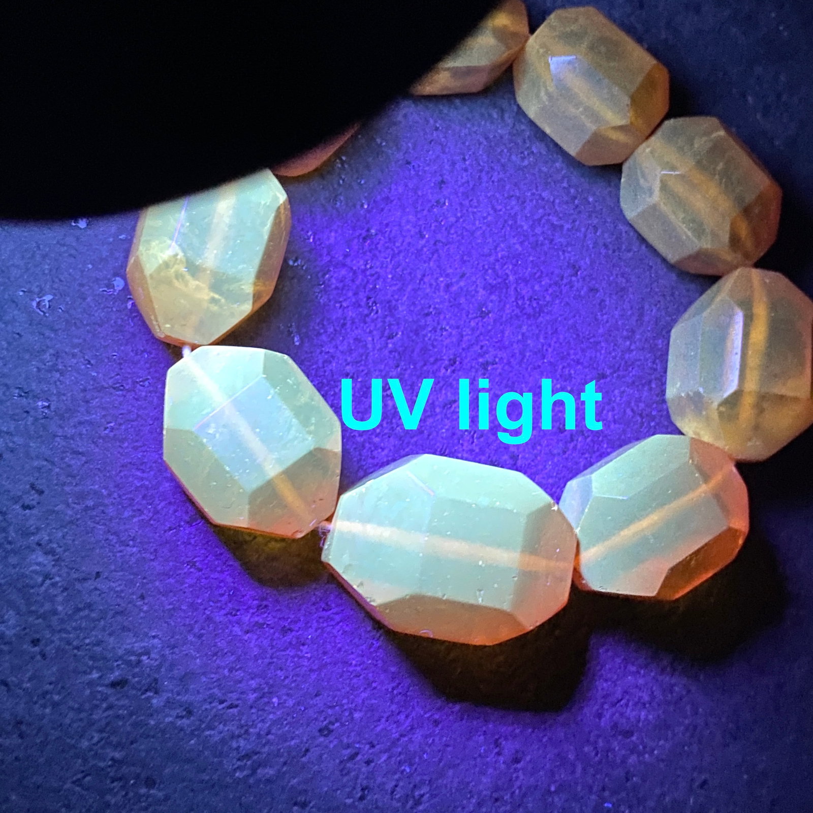 Beautiful Amber Bracelet made from Barrel shaped Amber beads - 10